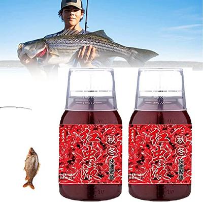 2023 New Red Worm Liquid Scent Fish Attractants, 100ml Red Worm