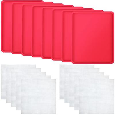 4Pcs Silicone Dehydrator Mats with Edge Non-stick Dehydrator Sheets  Dehydrator Trays With Silicone Scraper Kitchen Accessories