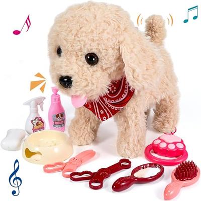 3 Pcs Plush Dog Toys for Kids, Electronic Interactive Pet Dog