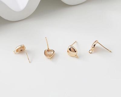 10Pcs 15.5x17mm 18K Gold Plated Leverback Earring Parts, Huggie Hoops Ear  Hoops, Earring Findings For Jewelry Making Zx092 - Yahoo Shopping