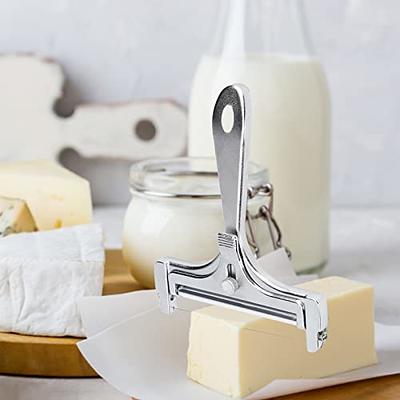 Cheese Slicer Handheld - Cheese Cutter, Cheese Slicers for Block Cheese  Heavy Duty, Wire Cheese Slicer, Adjustable Cheese Slicer, Cheese Wire  Cutter