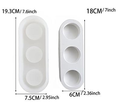 3 Size Pillar Tealight Holder Molds, Cube Candle Holder Resin Mold –  IntoResin