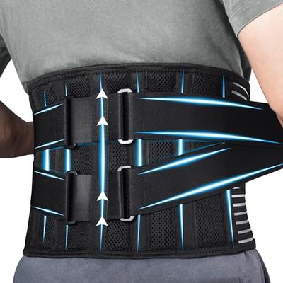 FREETOO Back Brace for Lower Back Pain Relief with 6 Stays