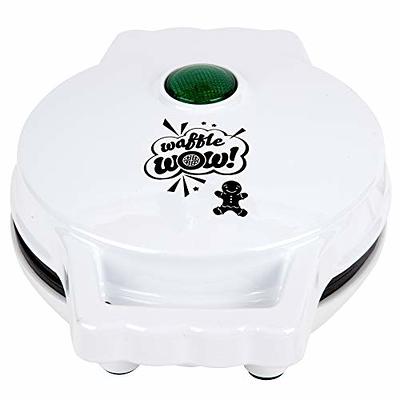 Gingerbread Man Mini Waffle Maker - Make this Christmas Special for Kids  with Cute 4 Inch Waffler