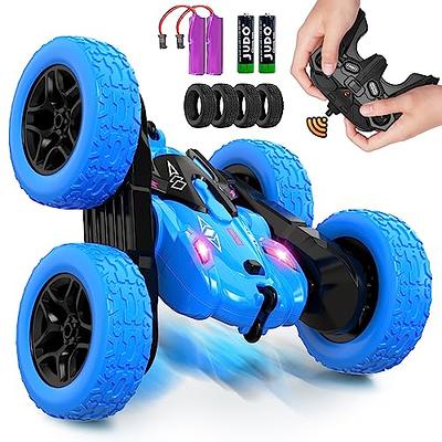 YUAN PLAN Remote Control Car RC Drift Car, 1/24 RC Car 2.4GHz 4WD RC Drift  Racing Car High Speed RC Cars with Cool Lights, Rechargeable Battery and