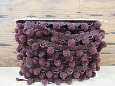 Brown Pom Poms, 2 Yards Poms-Trim-, Dingle Balls, Ball Fringe - Yahoo  Shopping