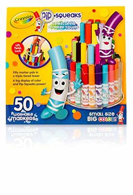 Crayola Pip Squeaks Marker Set (65ct), Washable Markers for Kids