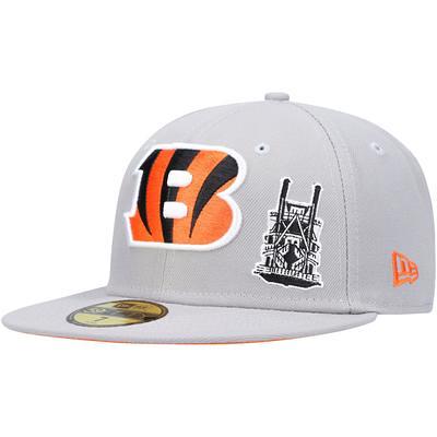 Men's Cincinnati Bengals Pro Standard White/Black 2Tone Snapback Hat