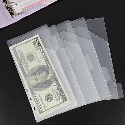 A7 Budget Binder Set - Mini Money Organizer for Cash Saving, Cash Stuffing  Envelope System, Planner Binders with Pockets, Sheets and Stickers, Black