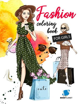 Fashion Color By Number Book For Kids Ages 8-12: Fun and Stylish Fashion  and Beauty Color By Number Coloring Pages for Girls, Kids (Paperback)