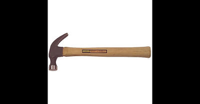 Stanley 16 Oz. Smooth-Face Curved Claw Hammer with Hickory Handle