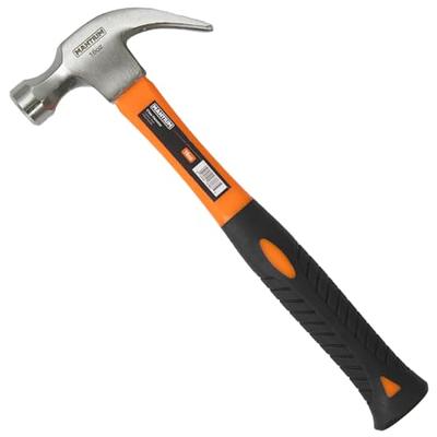 TEKTON 16 oz. Jacketed Fiberglass Brass Hammer 30903 - The Home Depot