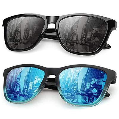 KALIYADI Sunglasses Men and Women Polarized Semi-Rimless Driving Sun Glasses