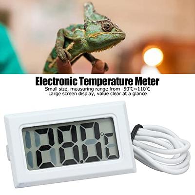iBetterLife Refrigerator Thermometer 2 Pack - Waterproof Digital Fridge  Freeze Room Indoor Outdoor Temperature Monitor with Hook, Big LCD Display  Easy