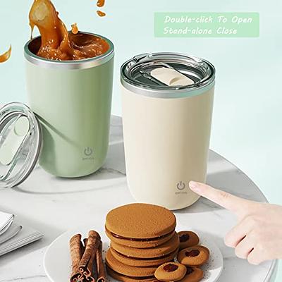 Automatic Stirring Cup Electric Coffee Mixer Stainless Steel Protein Powder Shaker  Cup With Lid Mug