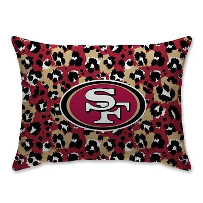 Fanatics San Francisco 49ers Cheetah Print Memory Foam Travel Pillow