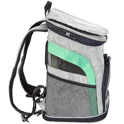 Katziela Voyager Backpack Pet Carrier - Gray/Green