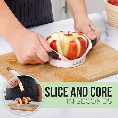 Commercial Chef Apple Slicer Corer Wedger, Handheld Apple Cutter