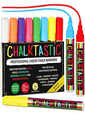 Tenceur 46 Pcs Dustless Chalk for Kids Colored Sidewalk Chalk with Holder  Washable Chalkboard Chalk Kids' Drawing Chalks for Blackboard Toddler