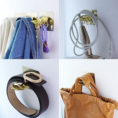 Pluspexy Gold Wall Decorative Hooks 3Pack Hand Shaped Adhesive Hooks for Hanging  Things Bathroom Shower Towel Hooks Behind The Door Coat Hooks Renter  Friendly Wall Hooks - Yahoo Shopping