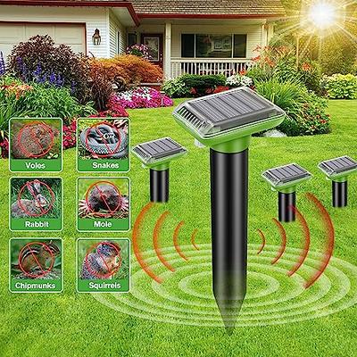 Mole Repellent for Lawns, Sonic Mole Repellent Solar Powered, Gopher  Repellent Mole Trap, Screw Snake Groundhog Vole Trap Outdoor with 3  Vibration Modes Anti-Adapt, Quiet, 4pcs - Yahoo Shopping