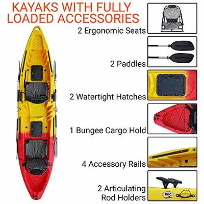 Single Sit-in Kayak Fishing Kayak Boat With Paddle and Detachable Rudder -  Costway