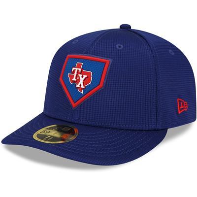 Men's New Era Royal Texas Rangers 9/11 Memorial Side Patch 59FIFTY Fitted Hat