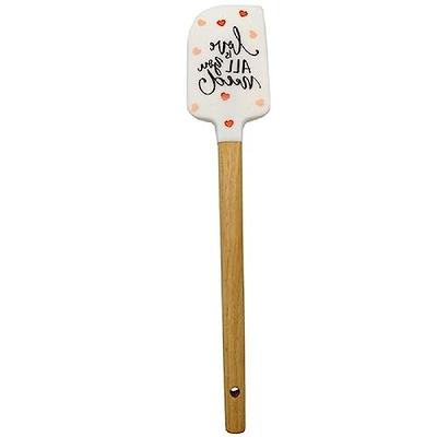 Christmas Cake Tools Wooden Handle Kitchen Fondant Cream Spatula Silic