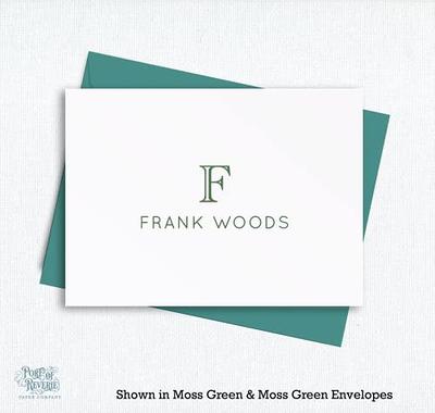 Personalized Monogram Notecard Set