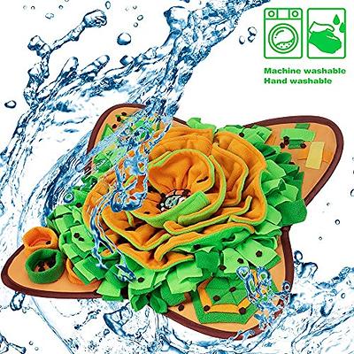 AWOOF Snuffle Mat for Dogs, Sniff Mat Interactive Dog Puzzle Toys,  Enrichment Snuffle Mats Feed Games Encourages Natural Foraging Skills  Mental Stimulation for Dogs Stress Relief 34.6x19.6