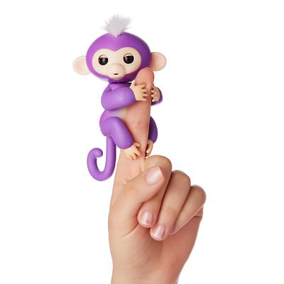 Fingerlings 2023 New Interactive Baby Monkey Reacts To Touch 70+ Sounds &  Reactions Charlie Purple : Target