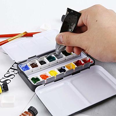 Buy Empty Watercolor Palette Tin,Use as a Travel Watercolor Set