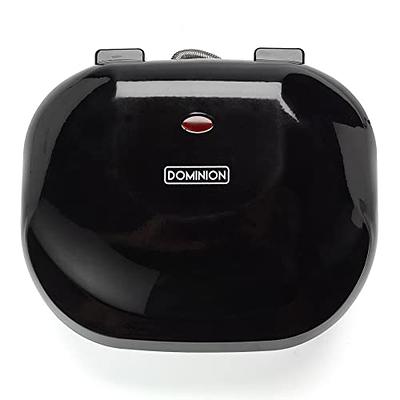 Dominion 2-Serving Classic Plate Electric Indoor Grill and Panini Press,  Easy Storage & Clean, Perfect for Breakfast Grilled Cheese Egg & Steak,  Black - Yahoo Shopping