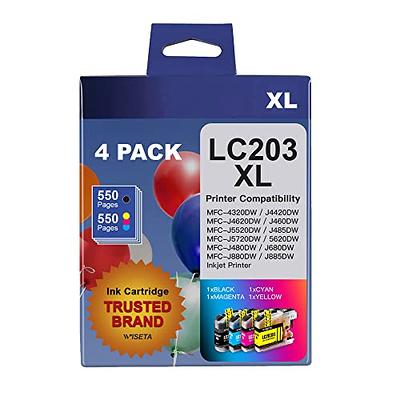 LC103 LC101XL Ink cartridges Compatible for Brother LC103XL LC101 Work with Brother  MFC-J870DW MFC-J6920DW MFC-J6520DW MFC-J450DW MFC-J470DW (2 Black, 1 Cyan,  1 Magenta, 1 Yellow, 5 Pack) - Yahoo Shopping