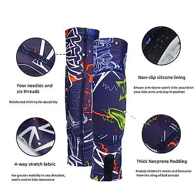 Minatee Volleyball Arm Sleeves Passing Hitting Forearm Sleeves with  Protection Pads and Thumb Hole Padded Volleyball Sleeves