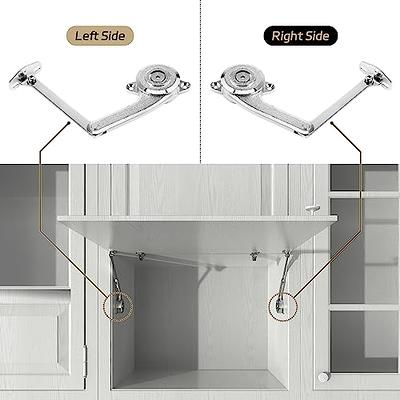 80 Degree Bench Seat Hinge - 1 Pair SUUJI Steel Cabinet Door Hinge for Toy  Box Chest,Lid Support Stay Hinge, Furniture Foldable Sofa Bed, Heavy Duty