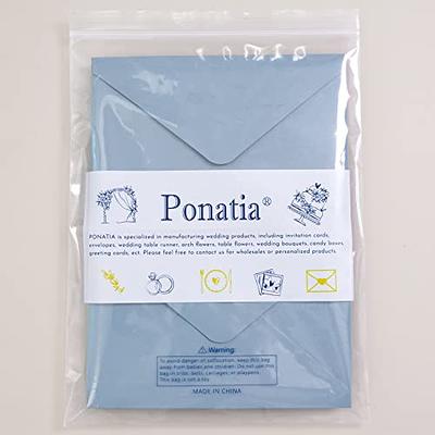 PONATIA 50PCS/Pack A4 Envelopes 4x6 Envelopes for Weddings Invitations,  Birthday Party Cards, Gift cards Envelopesngs Invitation Cards, (Dusty  Blue, A4) - Yahoo Shopping