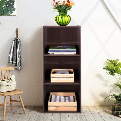 3 Tier Bookshelf,, 3 Tier Bookcase, Small Bookshelf Short Bookshelf 3 Shelf  Bookshelf, Vintage Standing Metal Frame Book Shelves - Yahoo Shopping