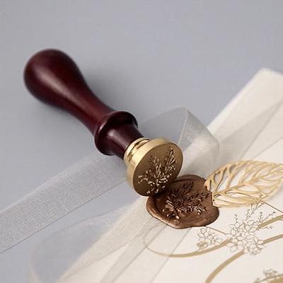 Custom Personalized Wax Seal Stamp Kit Personalize Your Text Logo Name Wax  Seal Stamp Ornament Letter Envelope Wedding Invitations/Option 2- Single  Seal with Handle - Yahoo Shopping