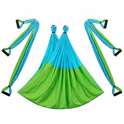 Aerial Yoga Swing Set Trapeze Yoga Hammock Kit Ultra Strong Antigravity  Yoga Flying Sling Inversion Swing Tools with Extension Straps and Elastic  Band