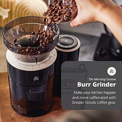 Kaffe 14Cup Electric Coffee Grinder, Stainless Steel 