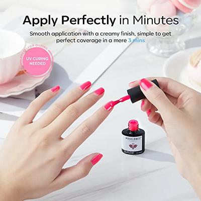 Gellen Gel Nail Polish Kit With U V Light, 8 Pink India | Ubuy