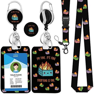 It's Fine I'm Fine Everything's Fine Holiday Badge Reel, Everything is Fine  ID Badge Holder, Funny Nurse Badge Reel, Office Gift Retractable Badge  Reel, Adorable Cat Work Accessory - Yahoo Shopping