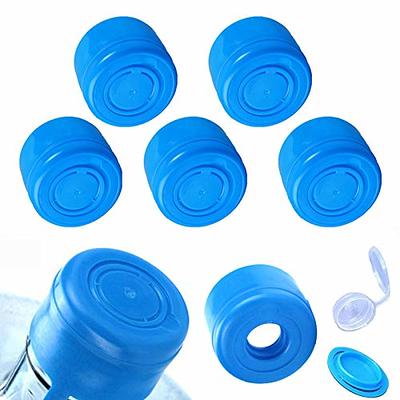 JVIGUE 3 & 5 Gallon Water Jug Cap Replacement Non Spill Bottle Caps Anti  Splash Peel Pack of 20