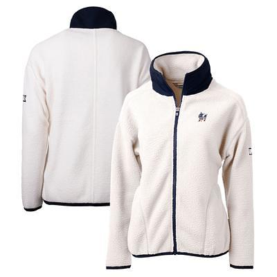 Women's Gray Indianapolis Colts Sherpa Quarter-Zip Pullover Jacket