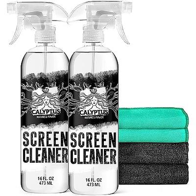 WHOOSH! Screen Cleaner Spray and Wipe - 3.4 oz + 0.3 oz + 2 Microfiber  Cloth Wipes - Duo with Large & Travel Size Bottles for TV, Car, Computer,  Laptop, MacBook, iPad, Phone, Camera, Eyeglass, Watch