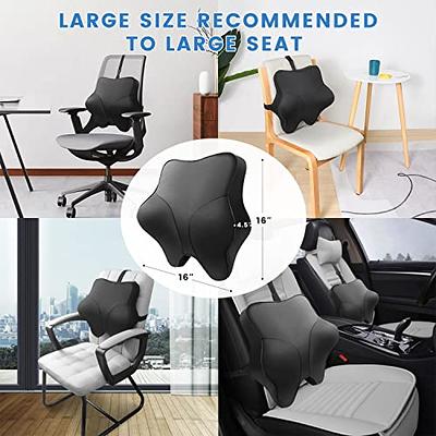  Lumbar Support Pillow, Agokud Back Pillow for Office Chair and  Car Seat, Memory Foam Back Support Pillow for Lower Back Pain Relief,  Adjustable Lumbar Pillow for Sleeping, Rest : Home 