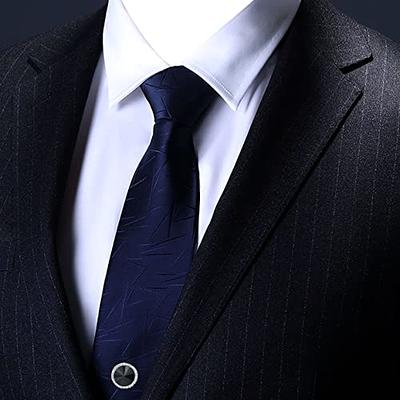 Hawson Round Crystal Tie Tack For Men's Shirt Jewelry Fashion Tie
