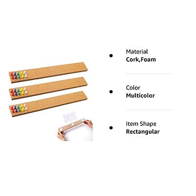 3 Pcs Bulletin Strip Cork Strip Cork Bulletin Bar Strip Natural Frameless  Cork Board Strips with Strength Adhesive Backing for Office, School, Home  Holiday Decor 15 X 2- 1/2 Thick - Yahoo Shopping