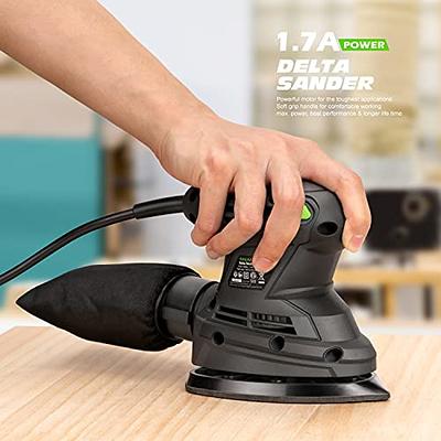 HYCHIKA 1.6 Amp Corded Mouse Detail Sander, 200-Watt 1,4000 OPM